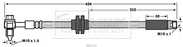 BORG & BECK Jarruletku BBH7734